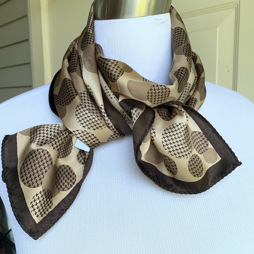 Charter Club 100% silk scarf 52''X12''